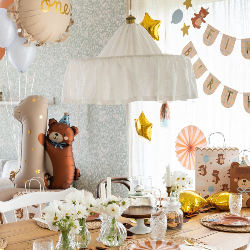 Folienballon Teddy Erster Geburtstag