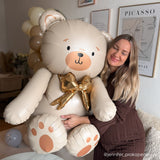 Folienballon Teddy XXL Creme