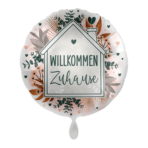 Folienballon "Willkommen Zuhause"