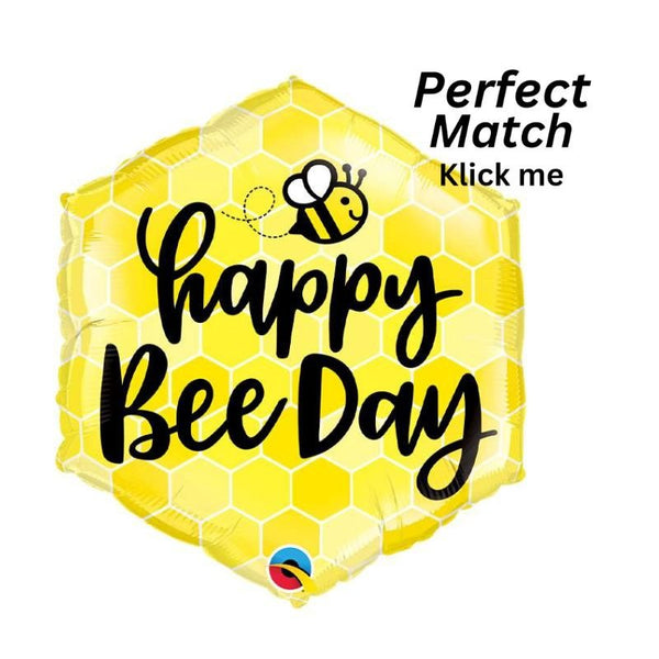 Geburtstagballon "Happy Bee Day"