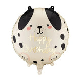 Geburtstagsballon "Happy Birthday" Hund