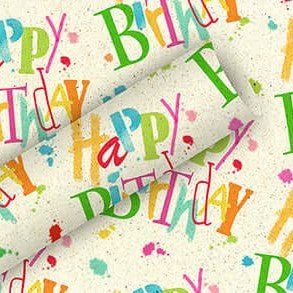 Geschenkpapier Birthday Dance