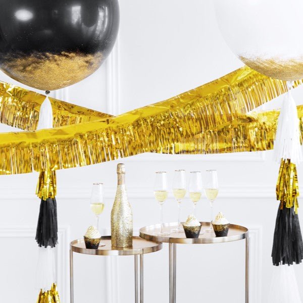 Girlande Fransen Gold