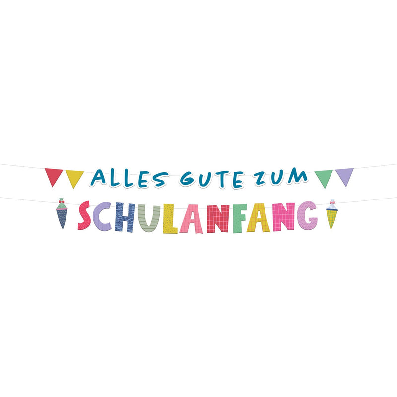 Girlande "Alles Gute zum Schulanfang"