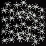 Glow in the Dark Spinnen 50 Stk.