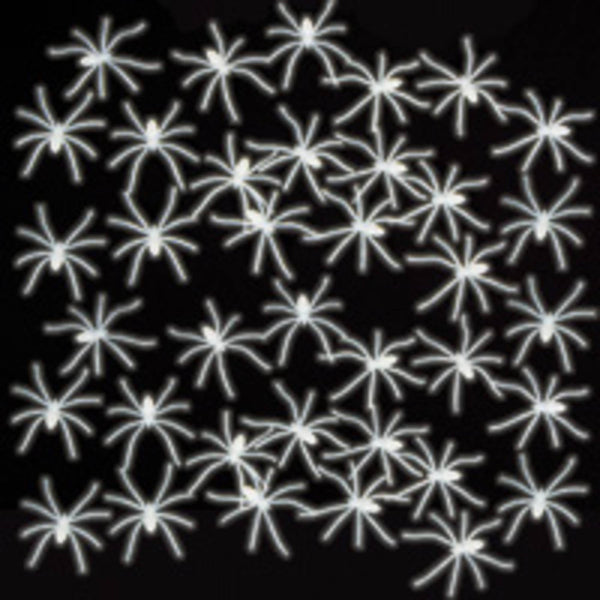 Glow in the Dark Spinnen 50 Stk.