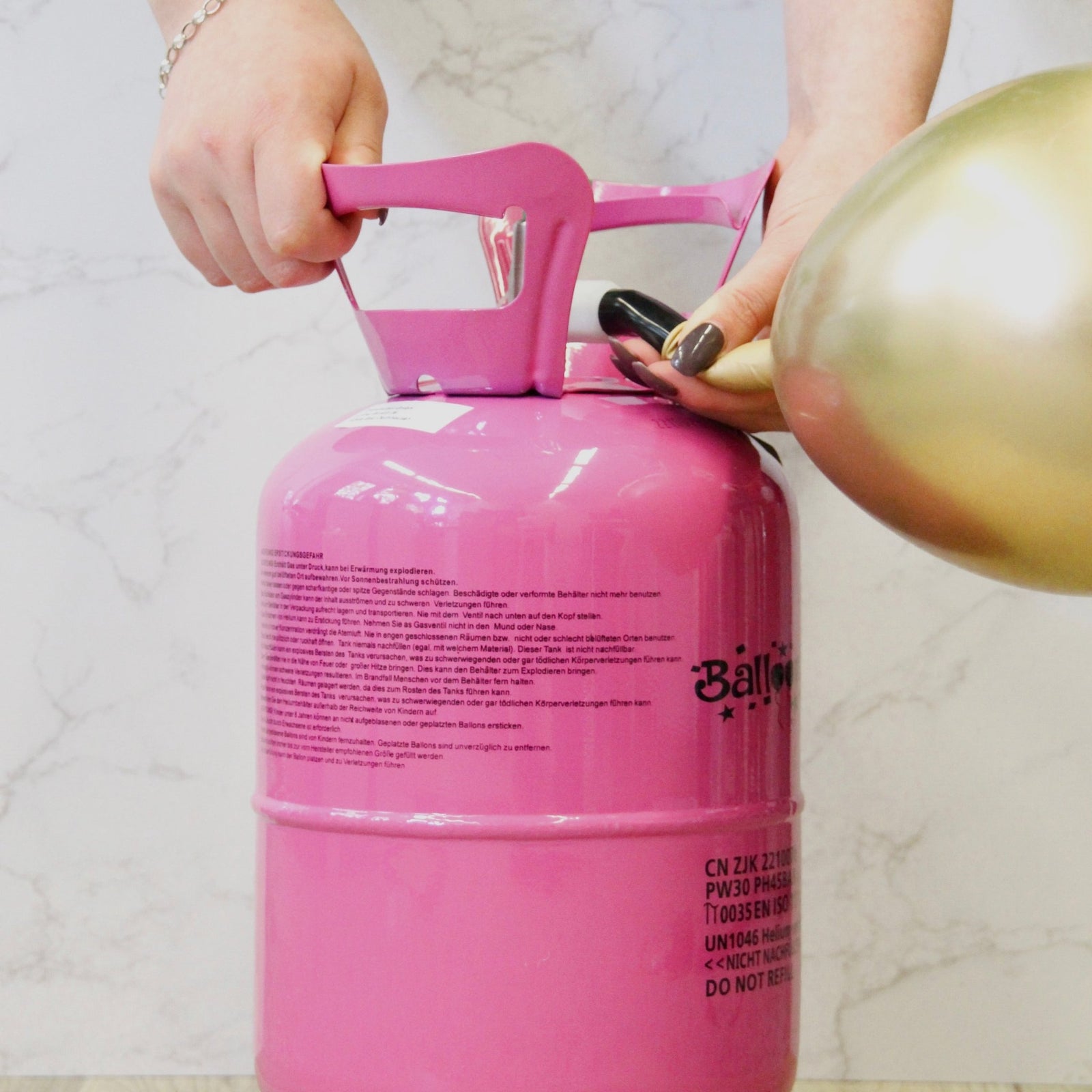 Helium - Ballongas-Einwegflasche XXL 0,36m³