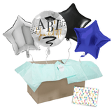 Heliumballon-Geschenk "ABI, You did it!" Blau
