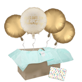 Heliumballon-Geschenk "Alles Gute zum Geburtstag" Gold