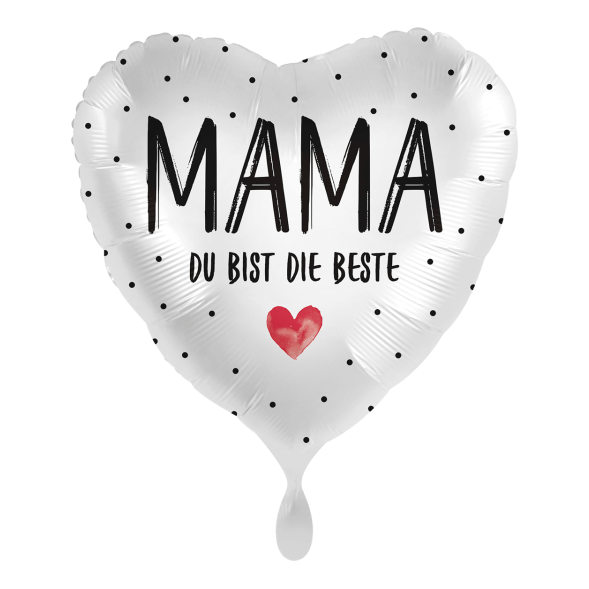 Heliumballon-Geschenk beste Mama & bester Papa