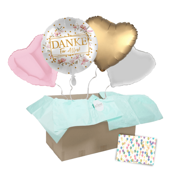 Heliumballon-Geschenk "Danke Für Alles!" - DECORAMI 