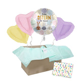 Heliumballon-Geschenk "Frohe Ostern ihr Hasen"