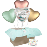 Heliumballon-Geschenk "Gute Besserung" Boho