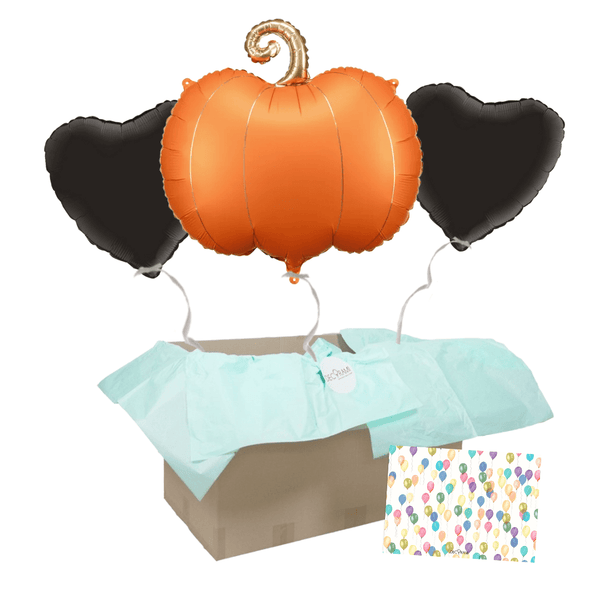 Heliumballon-Geschenk Halloween XL Kürbis