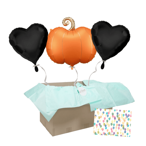 Heliumballon-Geschenk Halloween XL Kürbis