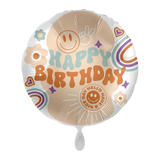 Heliumballon-Geschenk "Happy Birthday" Hippie