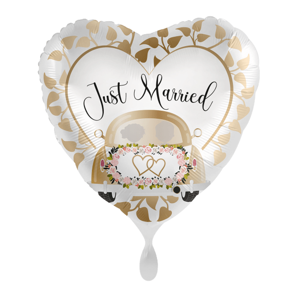 Heliumballon-Geschenk ''Just Married''