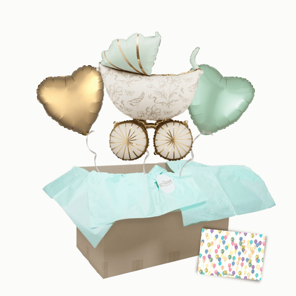 Heliumballon-Geschenk Kinderwagen