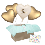 Heliumballon-Geschenk "Love" Gold