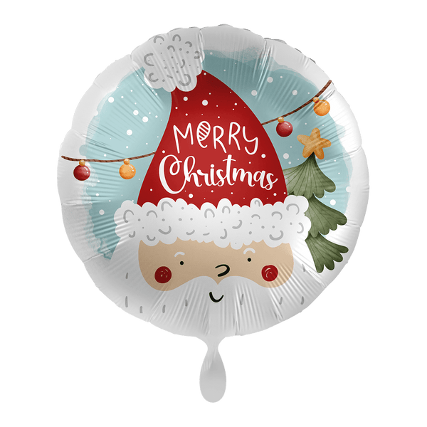 Heliumballon-Geschenk "Merry Christmas" Santa