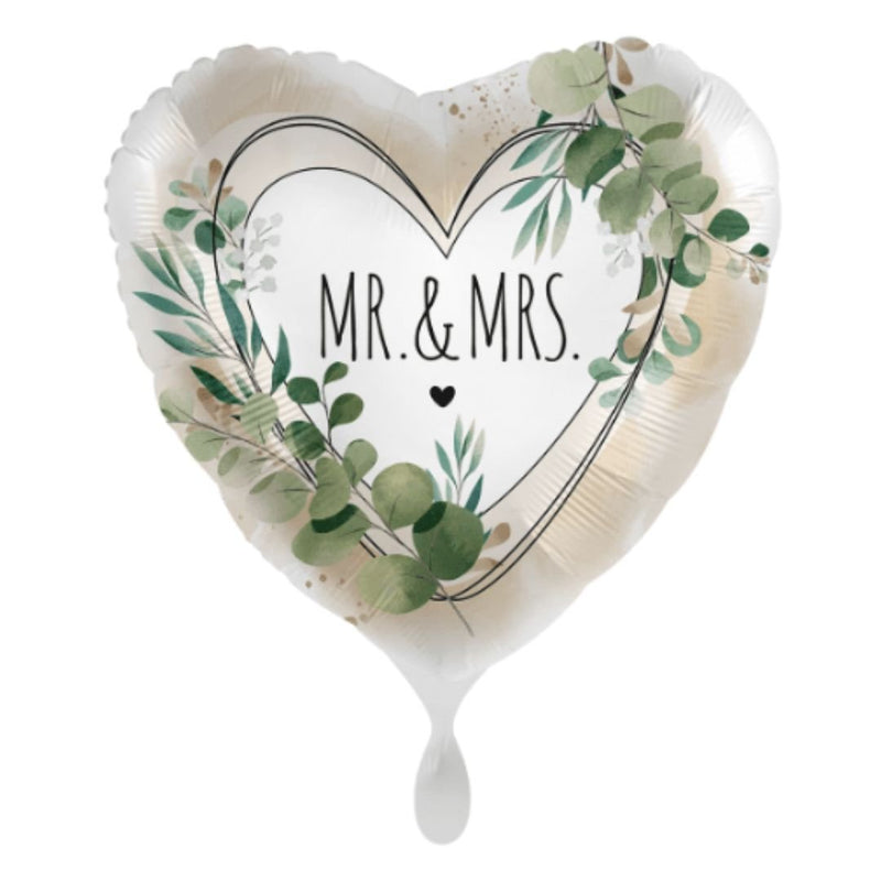 Heliumballon-Geschenk "Mr. & Mrs."