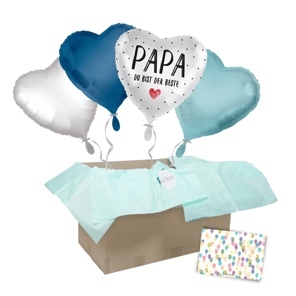 Heliumballon-Geschenk "Papa Du bist der Beste"