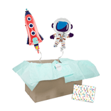 Heliumballon-Geschenk Rakete und Astronaut