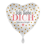 Heliumballon-Geschenk Valentinstag "Ich liebe Dich...Danke, dass es Dich gibt!" inkl. Liebeskarte