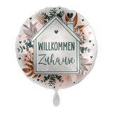 Heliumballon-Geschenk "Willkommen Zuhause"