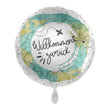 Heliumballon-Geschenk "Willkommen zurück"