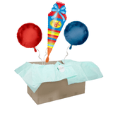 Heliumballon-Geschenk XXL Schultüte Blau
