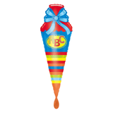 Heliumballon-Geschenk XXL Schultüte Blau