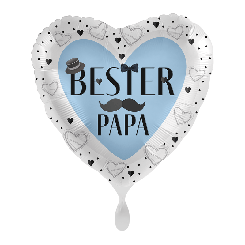 Herzballon "Bester Papa"