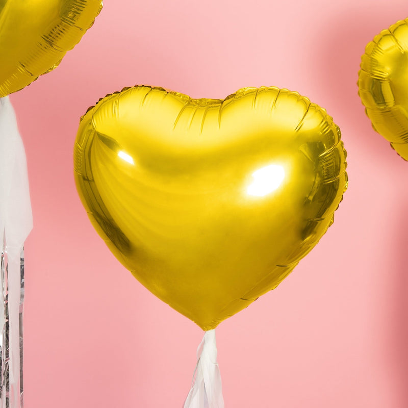 Herzballon Gold (nur für XXL Zahlen)