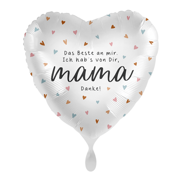 Herzballon "Mama - Das Beste an mir, ich hab's von Dir"