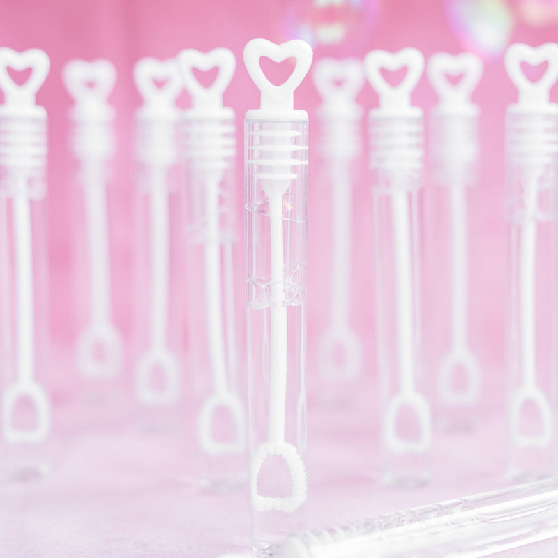 Hochzeit Seifenblasen "Heart Bubbles" 48 Stk.