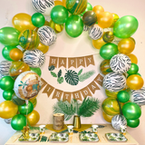 Jute-Girlande "Happy Birthday"