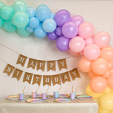 Jute-Girlande "Happy Birthday"