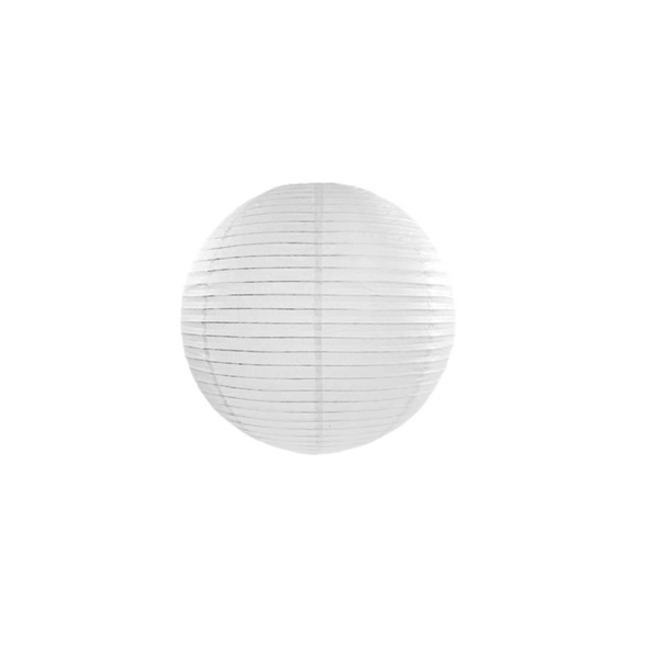 Lampion Ø 25cm Weiß