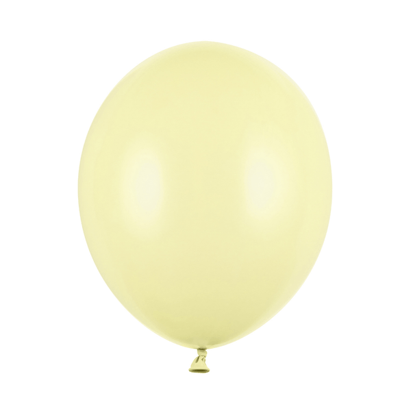 Luftballon Ø 30cm Pastell Hellgelb 50 Stk.