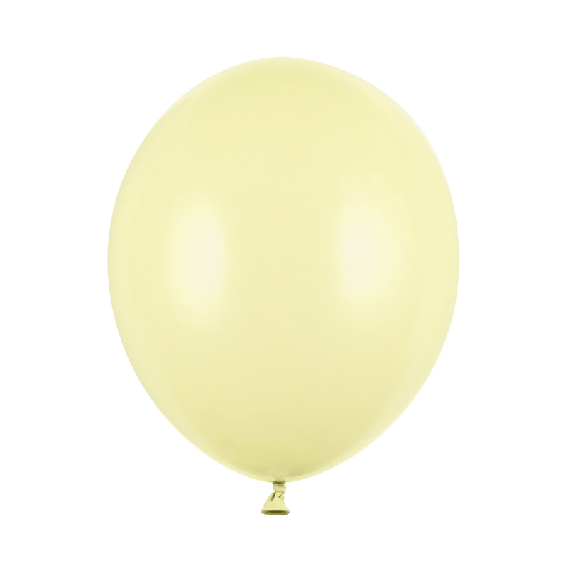 Luftballon Ø 30cm Pastell Hellgelb 50 Stk.