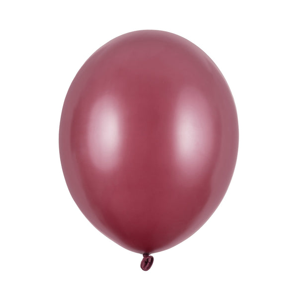 Luftballon Ø 30cm Pearl Aubergine 50 Stk.