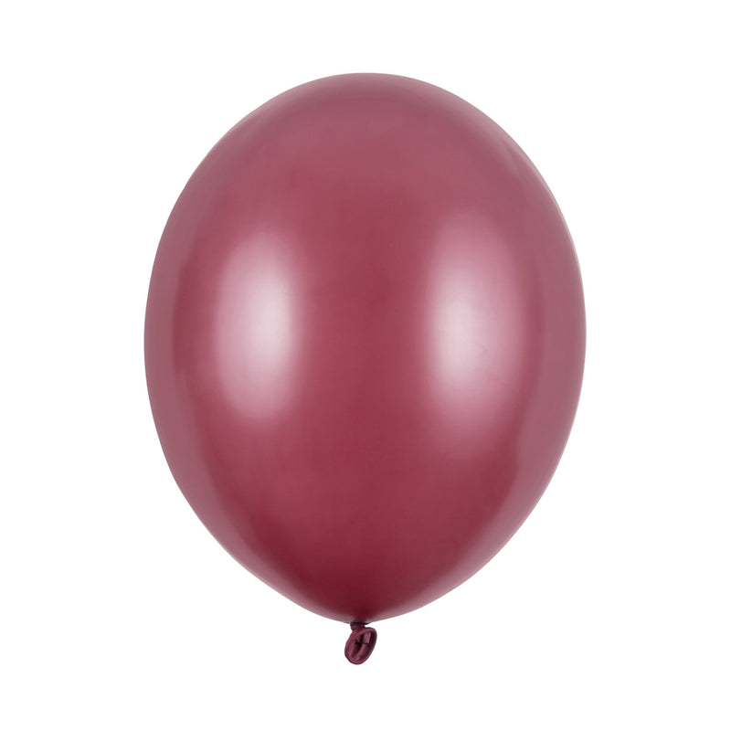 Luftballon Ø 30cm Pearl Aubergine 50 Stk.