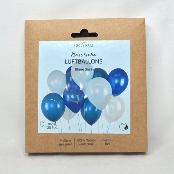 Luftballon-Set Blaue Brise 20 Stk.