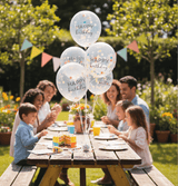 Luftballon-Set Konfetti Mix Bunt "Happy Birthday" 5 Stk.