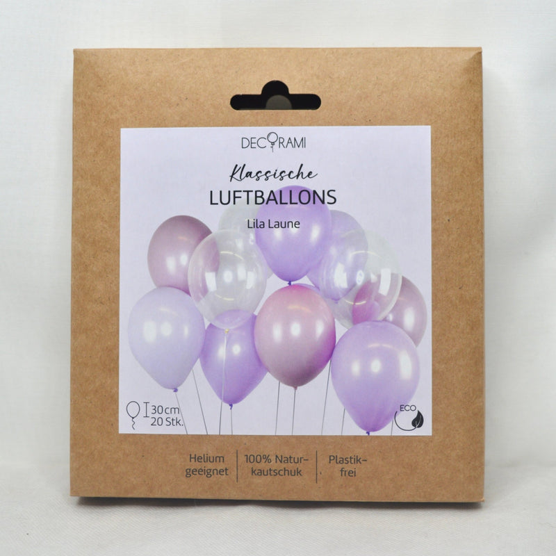 Luftballon-Set Lila Laune 20 Stk.
