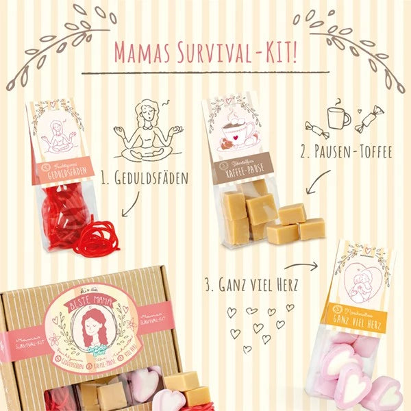 Zuckerbäcker Survival-Kit "Beste Mama"