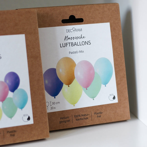 Mini Ballons Ø 12cm Elegant Mix 36 Stk.