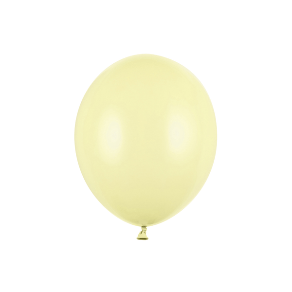 Mini Ballons Ø 12cm Pastell Hellgelb 100 Stk.