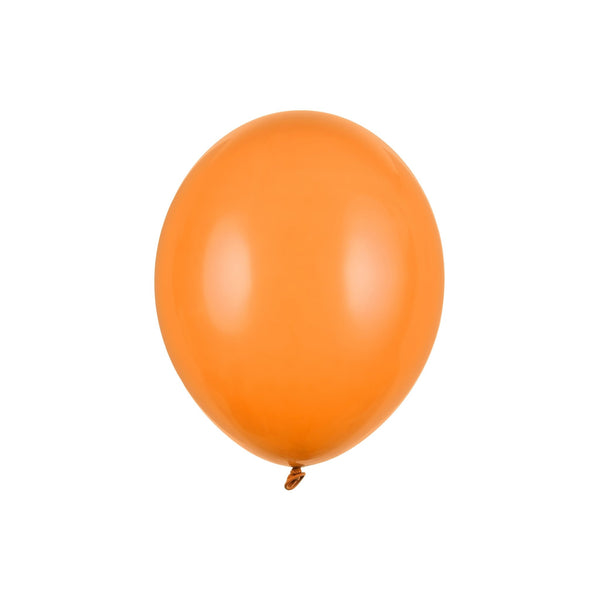 Mini Ballons Ø 12cm Pastell Orange 10 Stk.